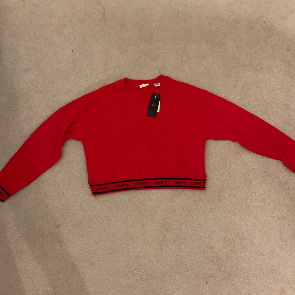Brand New Levis Cropped Crew Neck